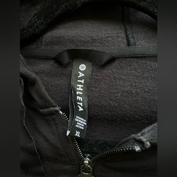 Athleta Balance Sweatshirt Zip Up Hooded Jacket Size XL - Picture 6 of 7